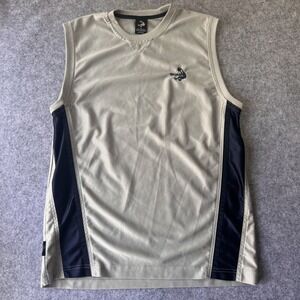 Shaq Basketball Mesh Tank Top Medium Grey‎ Black Performance Jersey